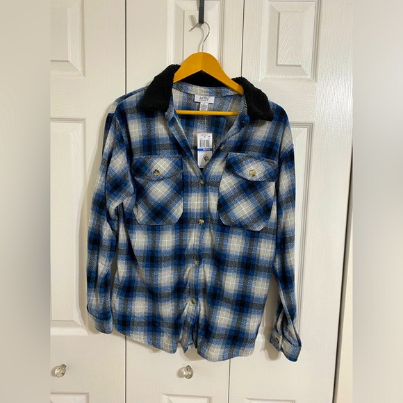 NWT Just Polly fleece flannel - Picture 1 of 2